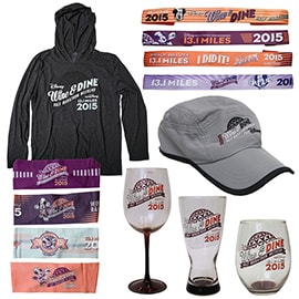 First Look at Commemorative Products for Disney Wine & Dine Half Marathon Weekend 2015
