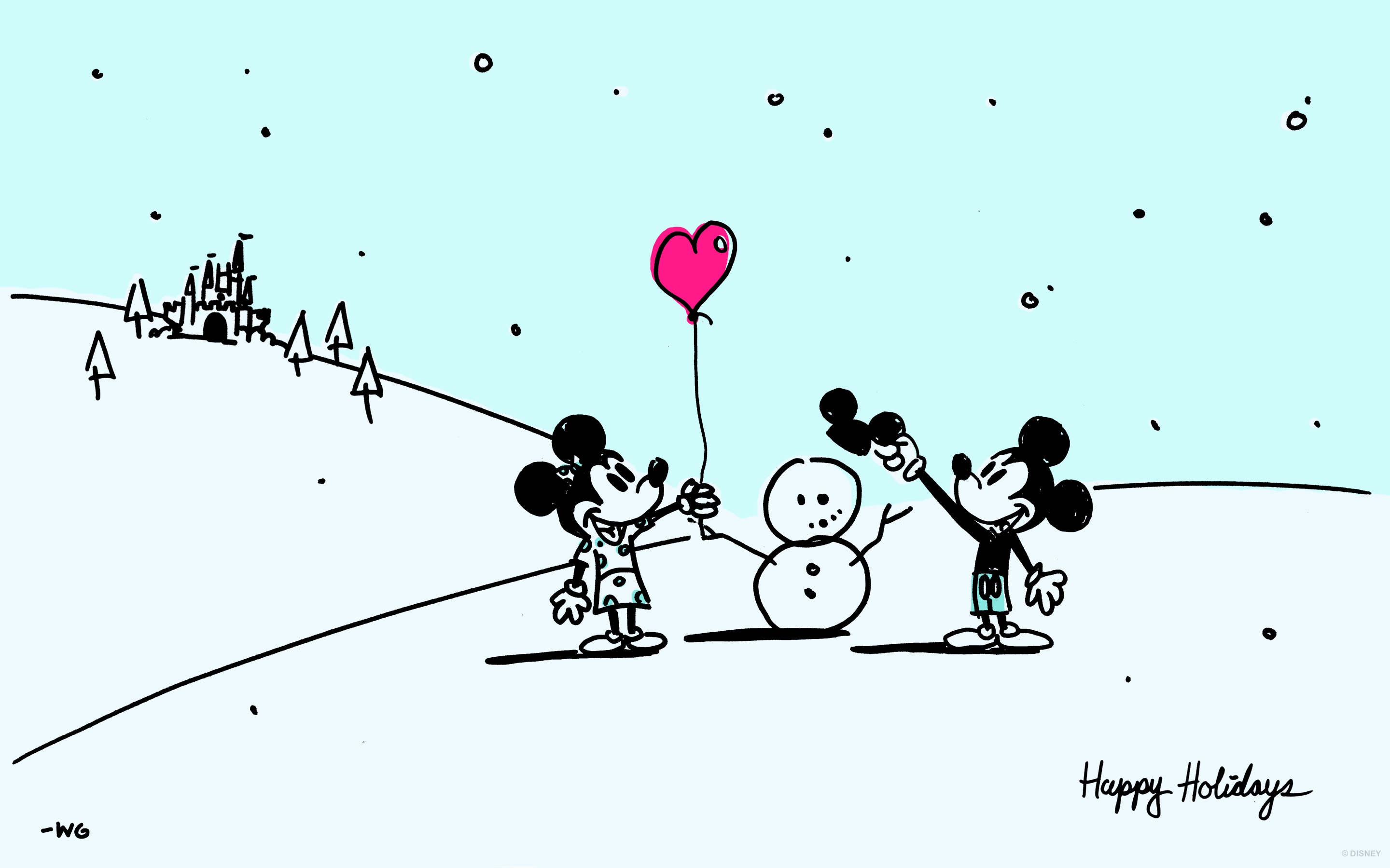 Disney Parks Blog Holiday Wallpaper