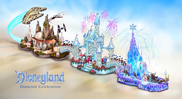 Disneyland Resort Diamond Celebration Float to Dazzle at 2016 Rose Parade 