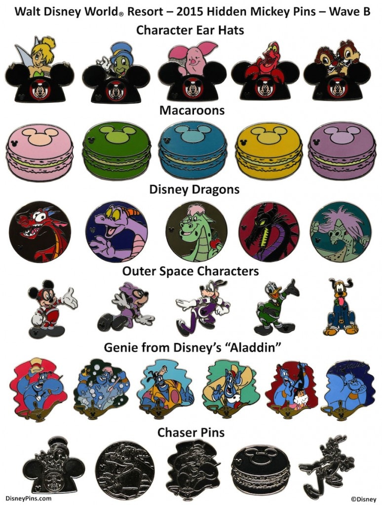 Next Wave of Hidden Mickey Pins Releasing at Disney Parks in November ...