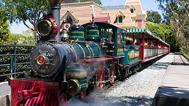 E.P. Ripley, One of the Steam Engines of the Disneyland Railroad