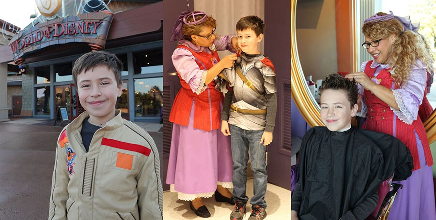 A Knightly Transformation at the Bibbidi Bobbidi Boutique in