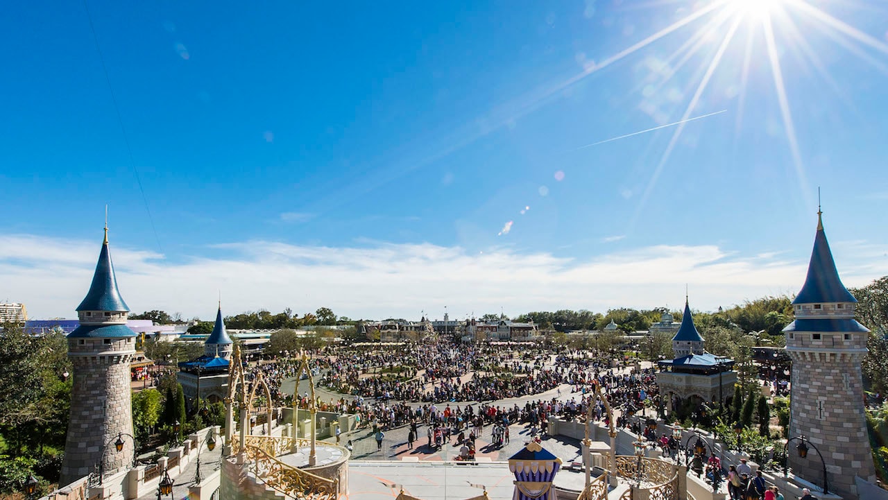Good Morning From The Top of Cinderella Castle at Magic Kingdom Park |  Disney Parks Blog