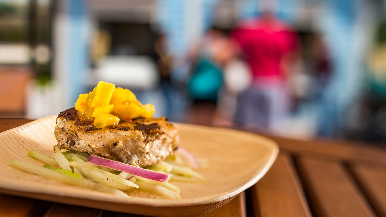 Chicken with Mango Salsa from La Isla Fresca Outdoor Kitchen at Walt Disney World Resort