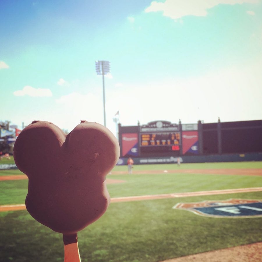 Enjoy a Mickey Premium Ice Cream Bar at an Atlanta Braves Spring Training Game at ESPN Wide World of Sports Complex