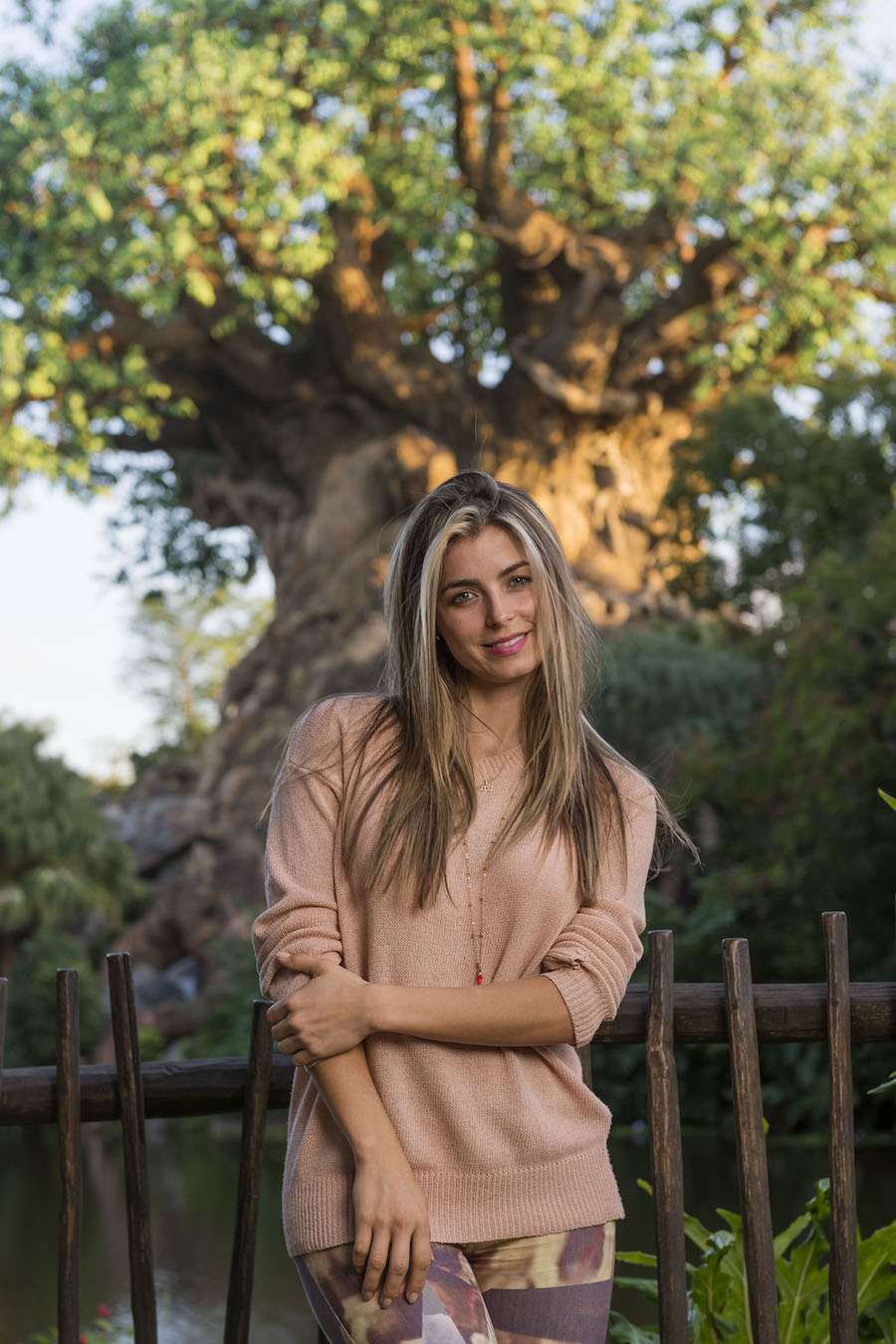 Model and Host Cristina Hurtado Visits Disney's Animal Kingdom
