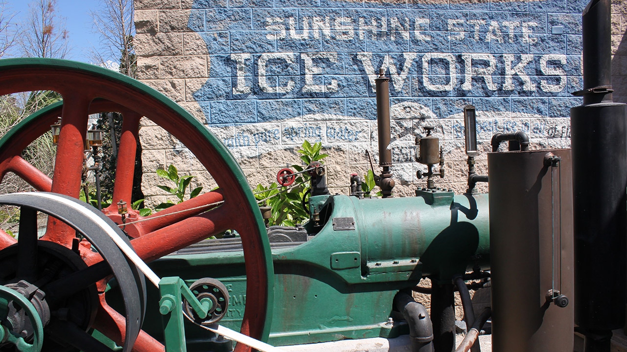 All in the Details Ice Works Steam Engine At Disney Springs