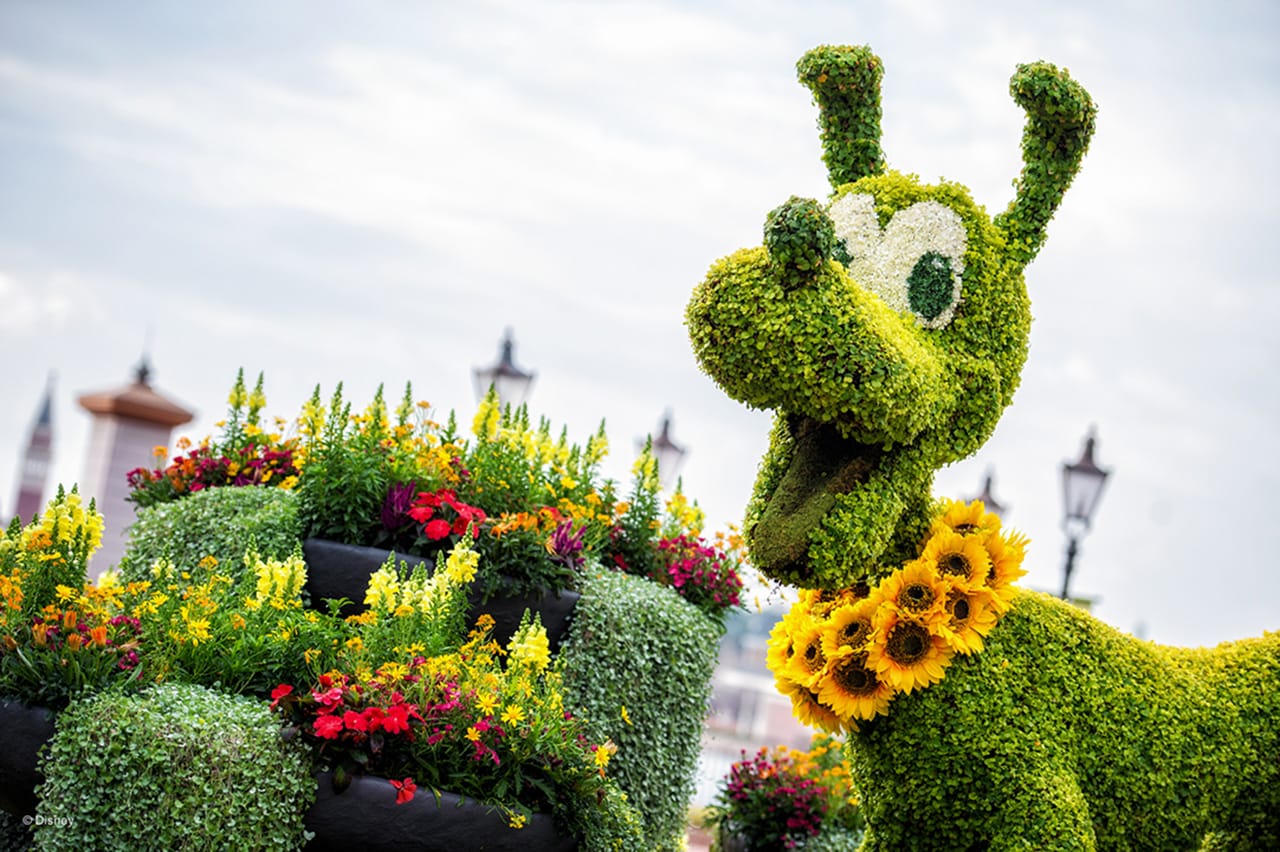 This Week in Disney Parks Photos Disney Character Favorites in Flowers