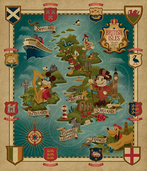 Disney Cruise Line British Isles Merchandise