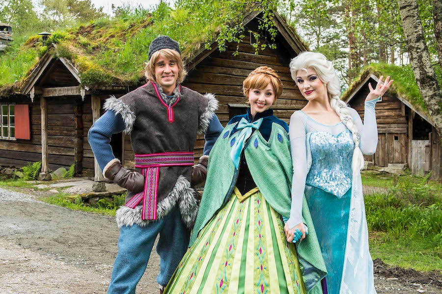 Anna and Elsa visit Norway with Disney Cruise Line