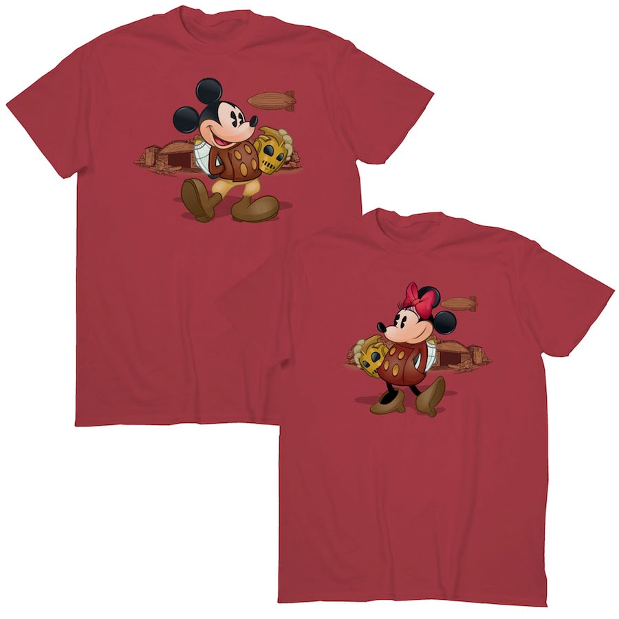Hanes Nano-Ts feature Mickey and Minnie Mouse dressed in outfits inspired by 'The Rocketeer'