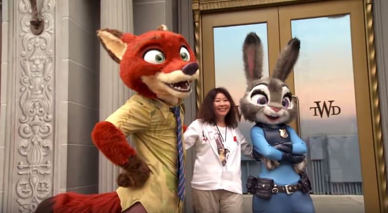 Meeting Nick and Judy from Disney’s ‘Zootopia’ in Hollywood Land at Disney California Adventure Park