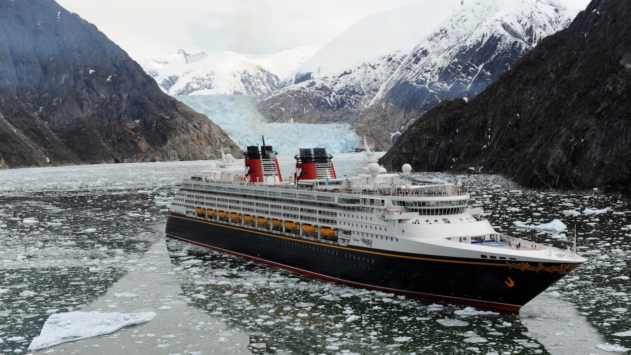 Disney Cruise Line Visits Tracy Arm Fjord