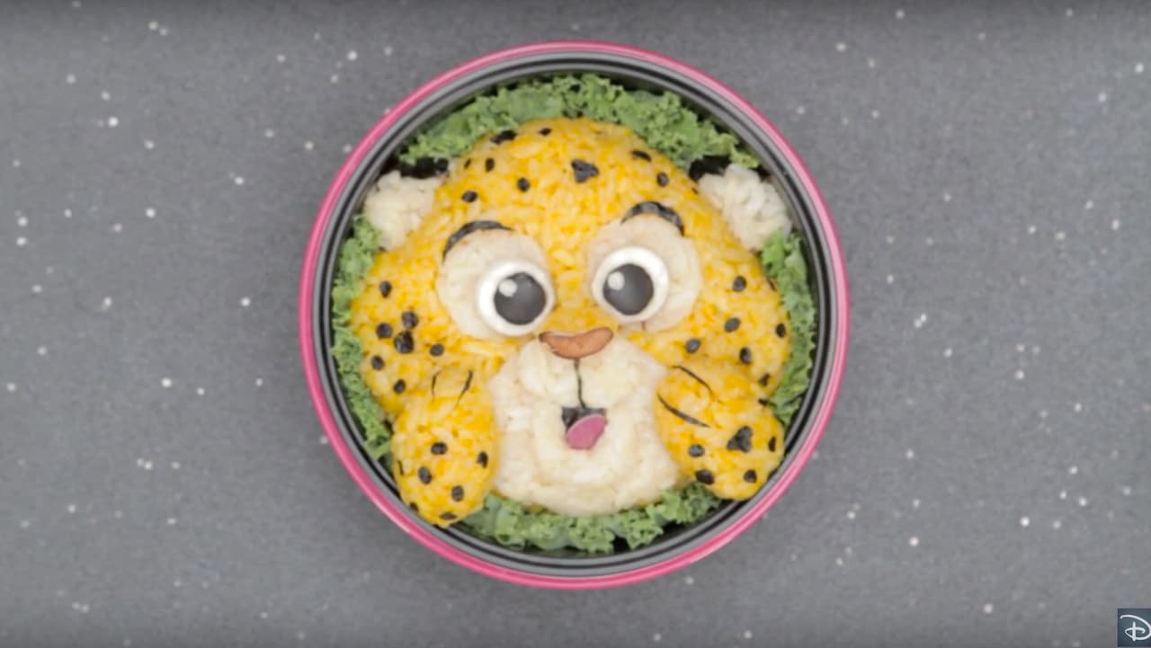 Bento Box Featuring Clawhauser from Disney’s ‘Zootopia’