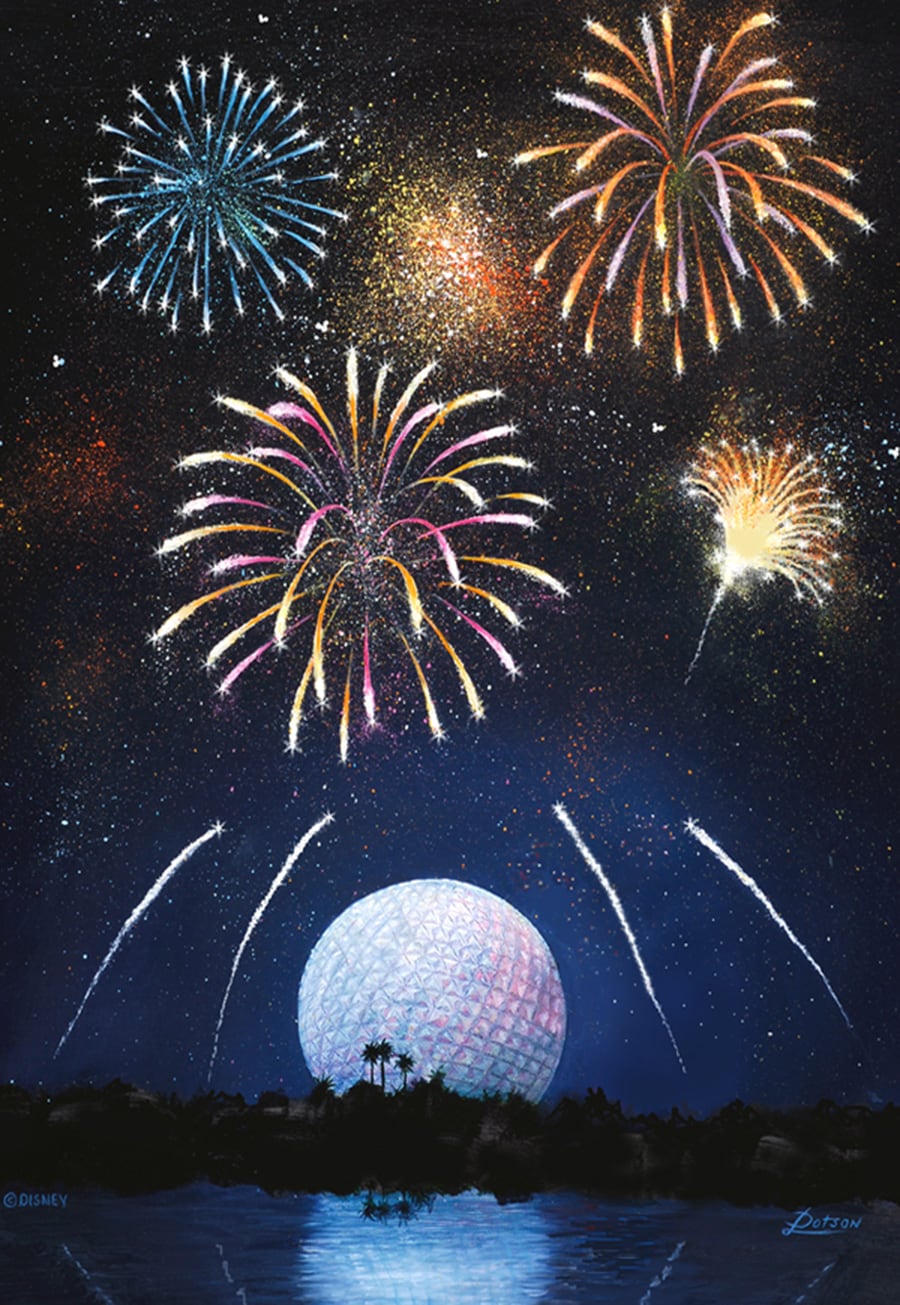 Epcot Fireworks Artwork