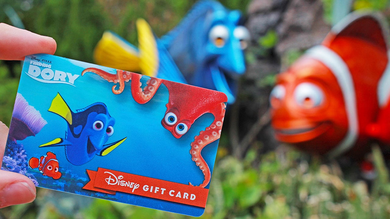 Have you seen her?! New “Finding Dory” Disney Gift Card Available Online and at Disney Parks