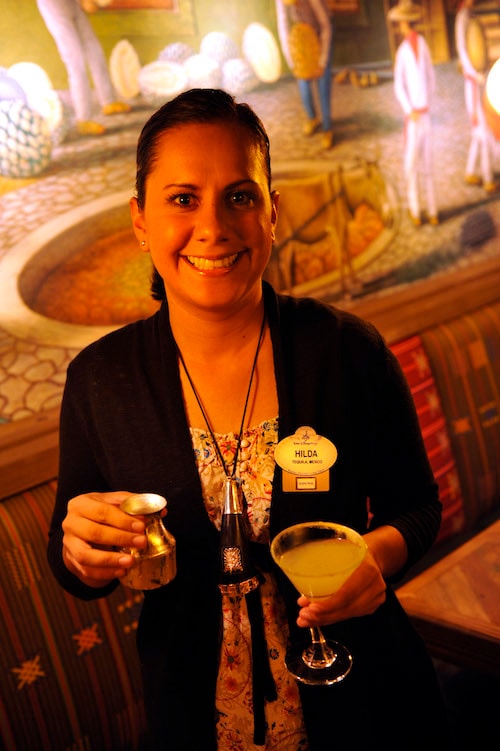 Hilda Castillo, one of the Tequila Ambassador at La Cava del Tequila in Epcot