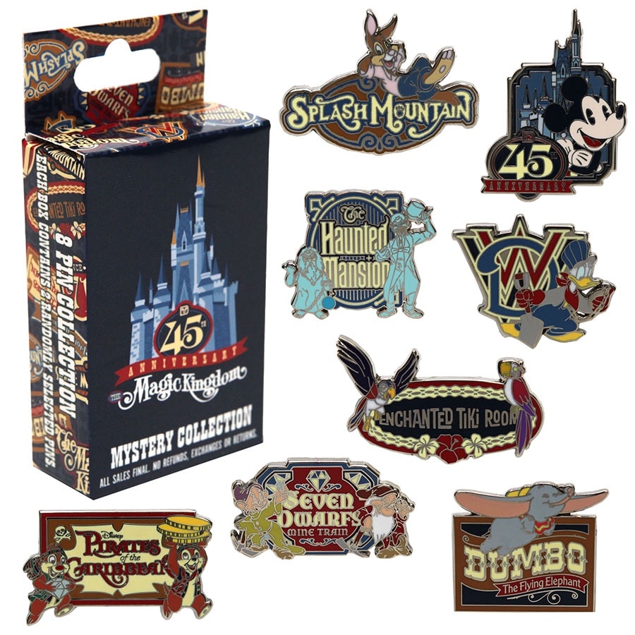 Another Look at Magic Kingdom 45th Anniversary Products Arriving in Fall 2016 at Walt Disney World Resort