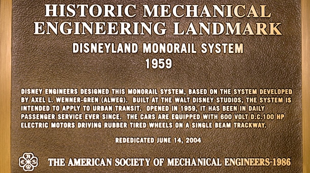 Four Firsts at Disneyland Park - First daily operating monorail in the Western Hemisphere