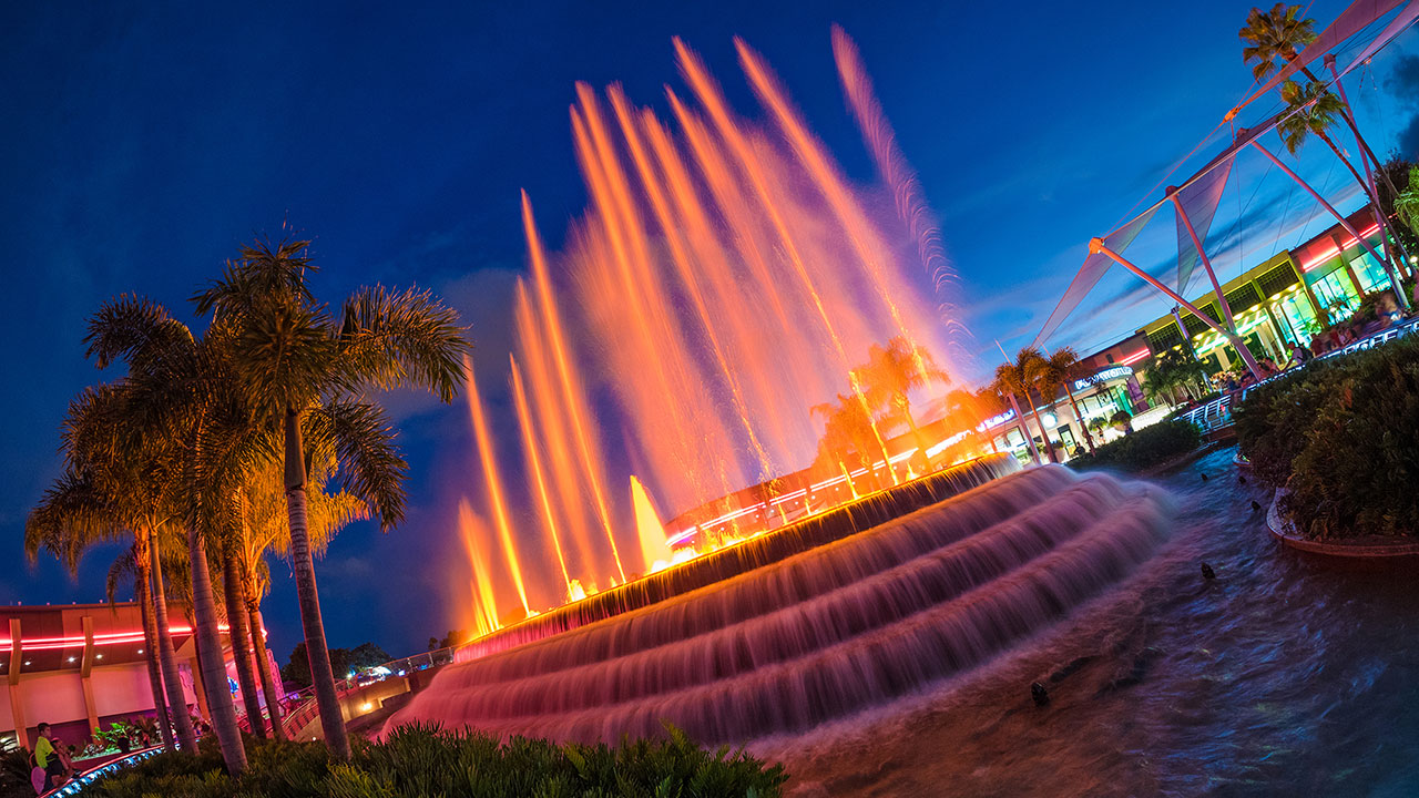 Disney Parks After Dark: Fountain of Nations at Epcot