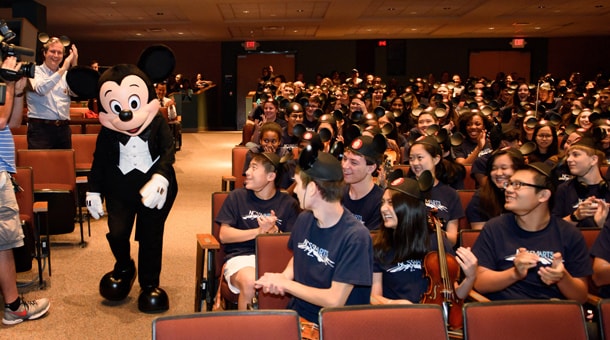 Disney Performing Arts Takes its Music Workshop to North Carolina High School