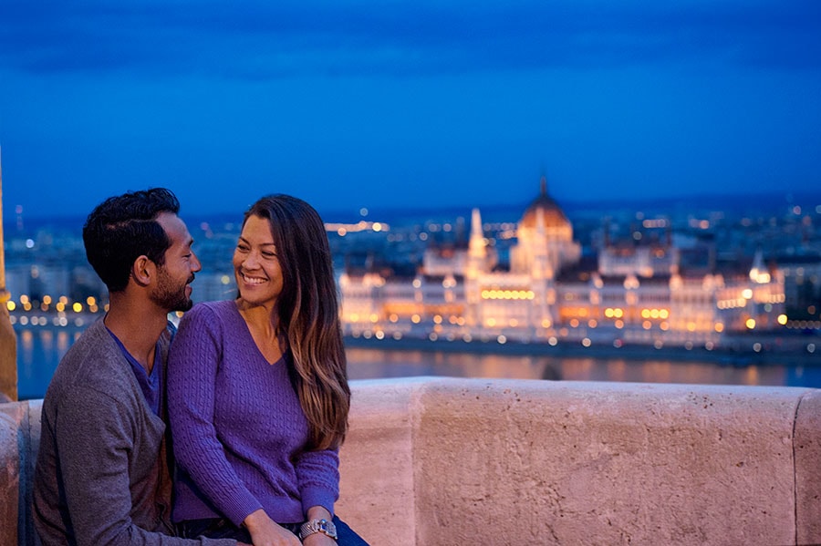 Couple in Budapest, Hungary