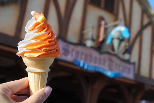 Candy Corn Ice Cream Cone from Storybook Treats