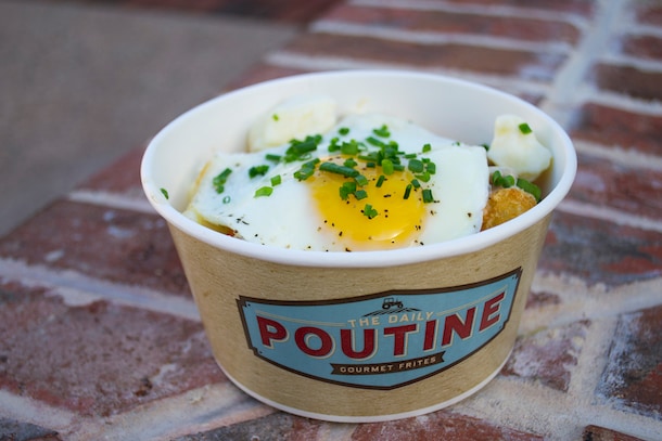 Breakfast-inspired Poutine from The Daily Poutine in the Town Center neighborhood of Disney Springs