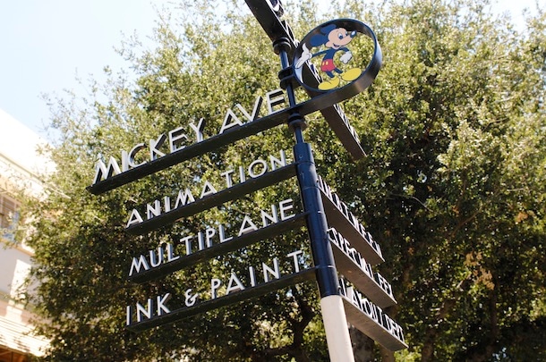 The Walt Disney Studios Street Sign