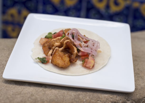 Tacos de Camarón from the Epcot International Food & Wine Festival