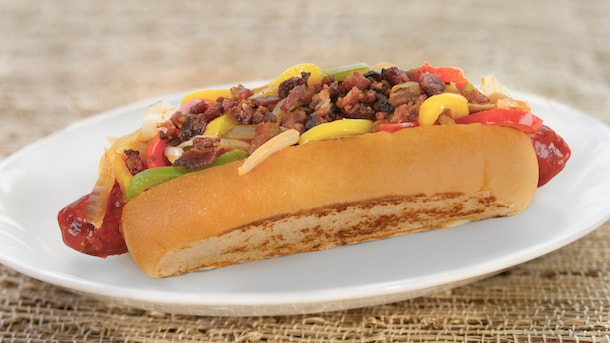 Bacon Street Dog from Award Wieners in Disney California Adventure Park