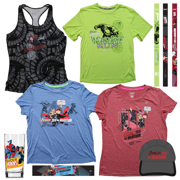 First Look at Merchandise for runDisney Super Heroes Half Marathon Weekend 2016 at the Disneyland Resort