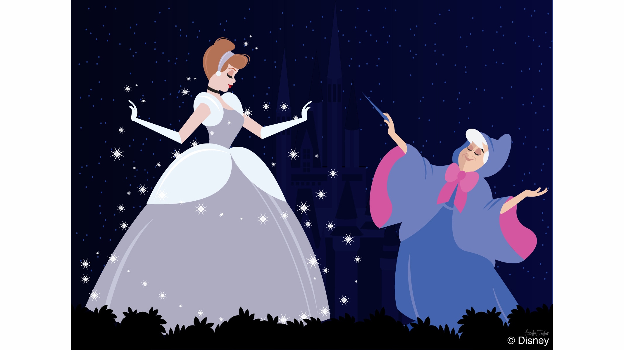 Disney Doodle: Cinderella Dresses Up For Mickey's Very Merry Christmas  Party | Disney Parks Blog