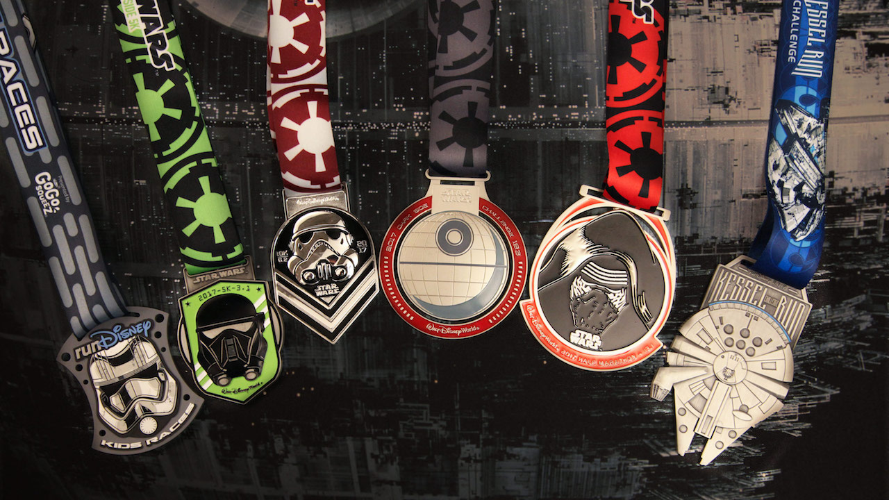 runDisney Star Wars Half Marathon – The Dark Side Medals