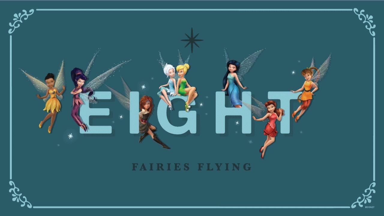 Holiday Countdown: Eight Fairies Flying