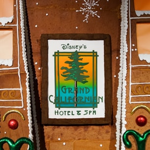 Gingerbread House at Disney’s Grand Californian Hotel & Spa at the Disneyland Resort