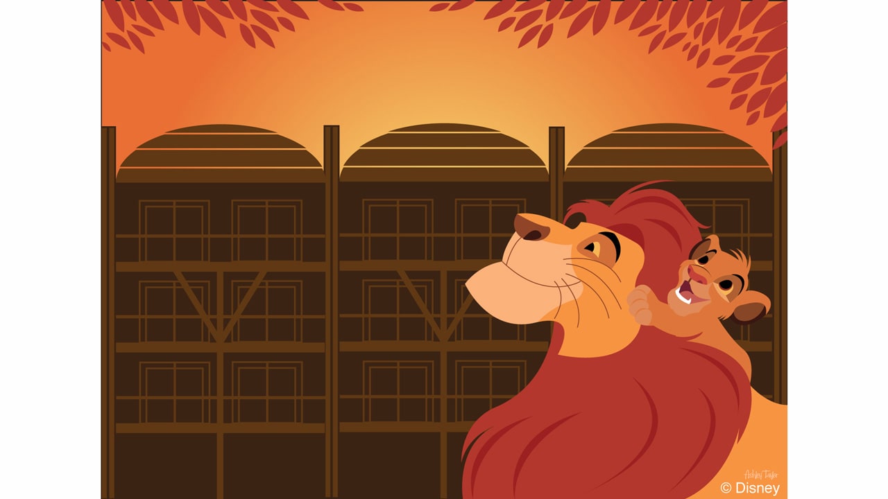 Download Disney Doodle: Simba & Mufasa Have Father-Son Time at Disney's Animal Kingdom Lodge | Disney ...