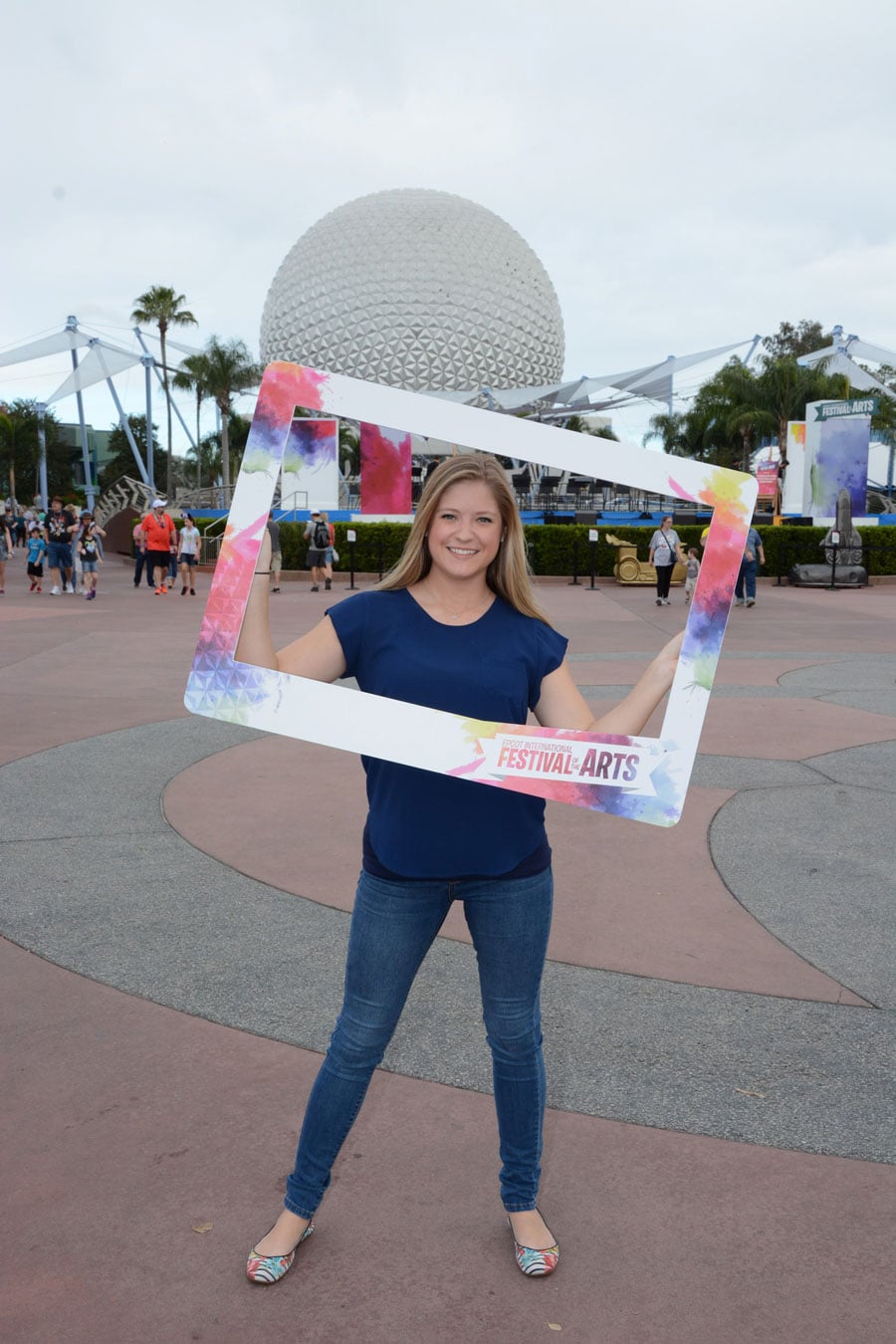 Enjoy a palette of special photo opportunities during the Epcot International Festival of the Arts