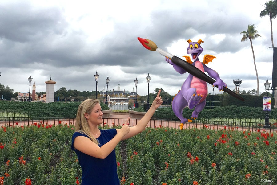 Enjoy a palette of special photo opportunities during the Epcot International Festival of the Arts