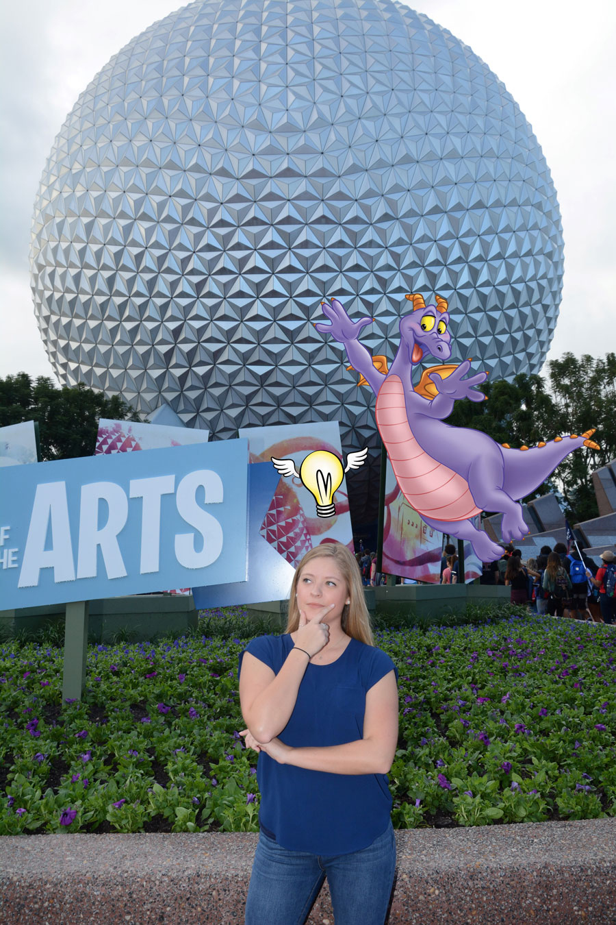 Enjoy a palette of special photo opportunities during the Epcot International Festival of the Arts