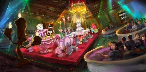 Beast’s Castle in a new 'Beauty and the Beast' themed area coming to Tokyo Disneyland