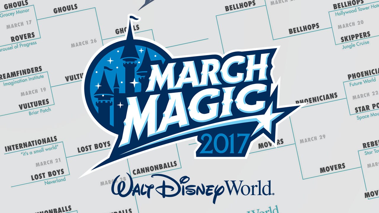 Vote This Week for Final MatchUps in 2017 March Magic Tournament Disney Parks Blog