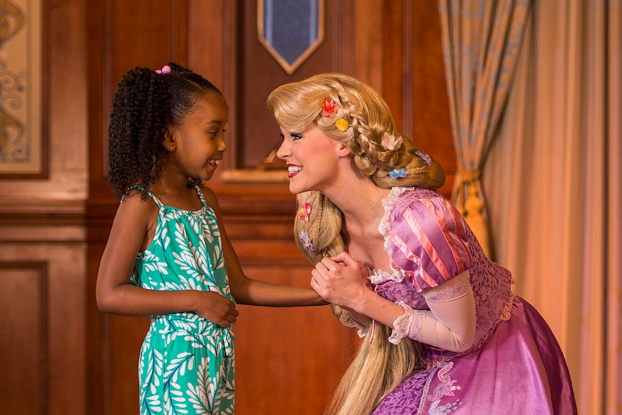 Visit Rapunzel in Princess Fairytale Hall at Magic Kingdom Park