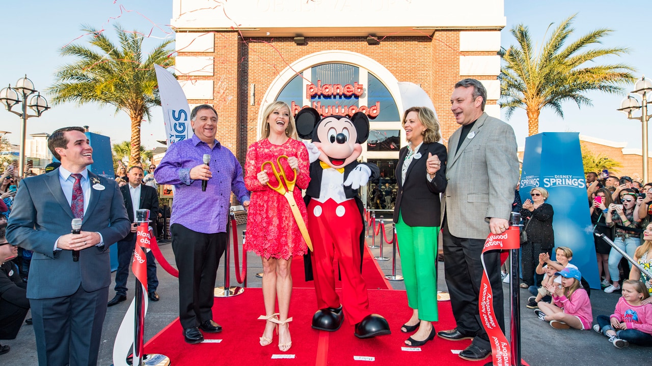 Actress and Producer Reese Witherspoon opens Planet Hollywood Observatory at Disney Springs