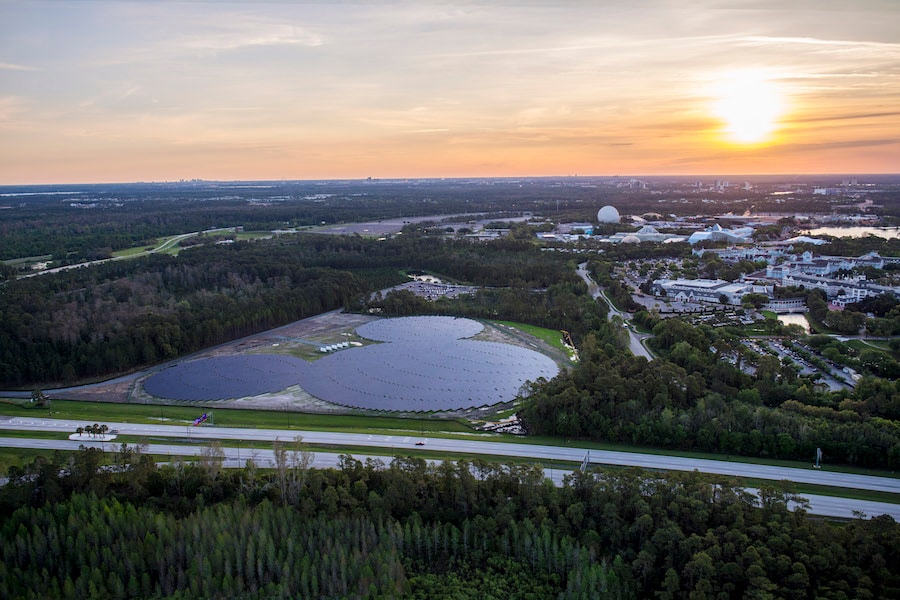 Mickey-Shaped Solar Facility Near Epcot