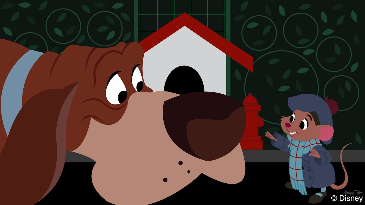 Disney Doodle: Pals from ‘The Great Mouse Detective’ Sniff Out Fun
