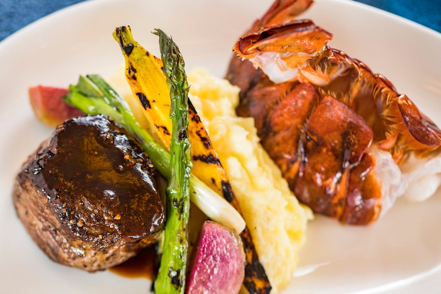 Surf and Turf from Narcoossee’s at Disney’s Grand Floridian Resort & Spa