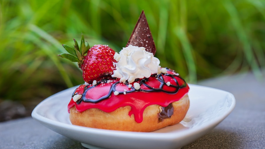 Royal Strawberry Donut from The Coffee House at the Disneyland Hotel