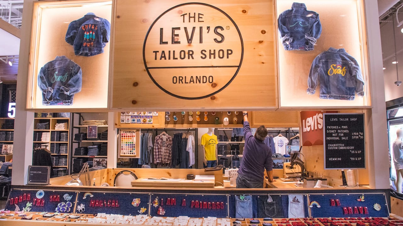 the levi's tailor shop