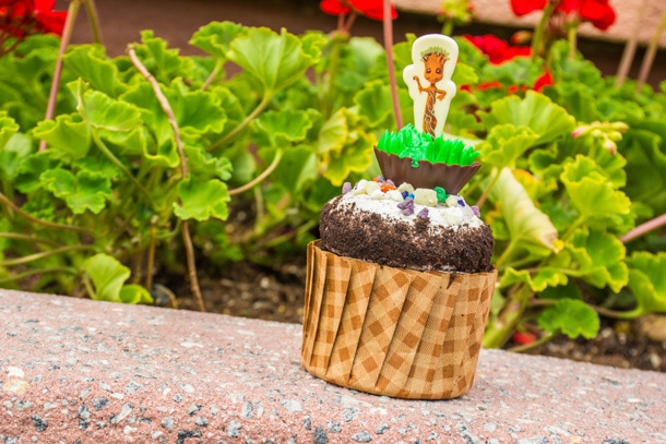 Disney's Hollywood Studios Cupcake with Groot - Disney Parks Sweet Treats: May 2017